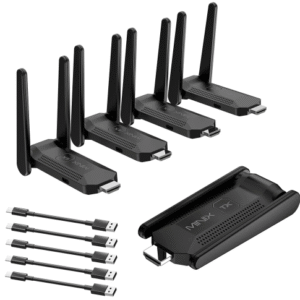 MINIX B14 – 1-to-4 Wireless Display Adapter (HDMI to Quad HDMI, 1080p)